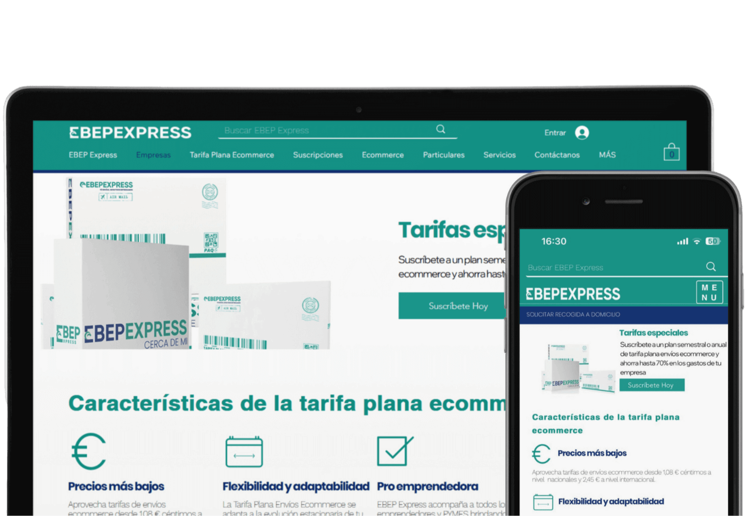 Envíos con tarifa plana EBEP Express