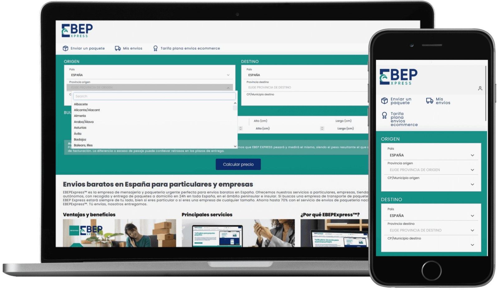 Envíos con tarifa plana EBEP Express